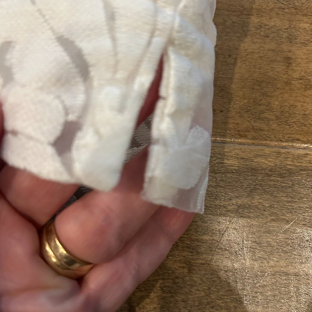 BANANA REPUBLIC white floral lace sheer tank top (L) - Picture 6 of 7